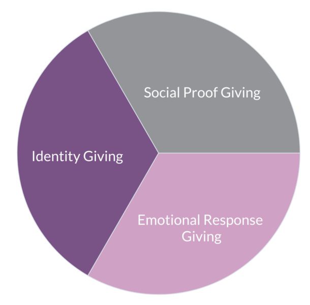 A typical philanthropic portfolio chart