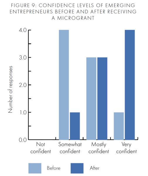Confidence levels of emerging entrepreneurs