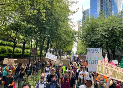 Gallery of logging protests