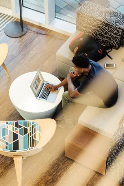 Man at computer
