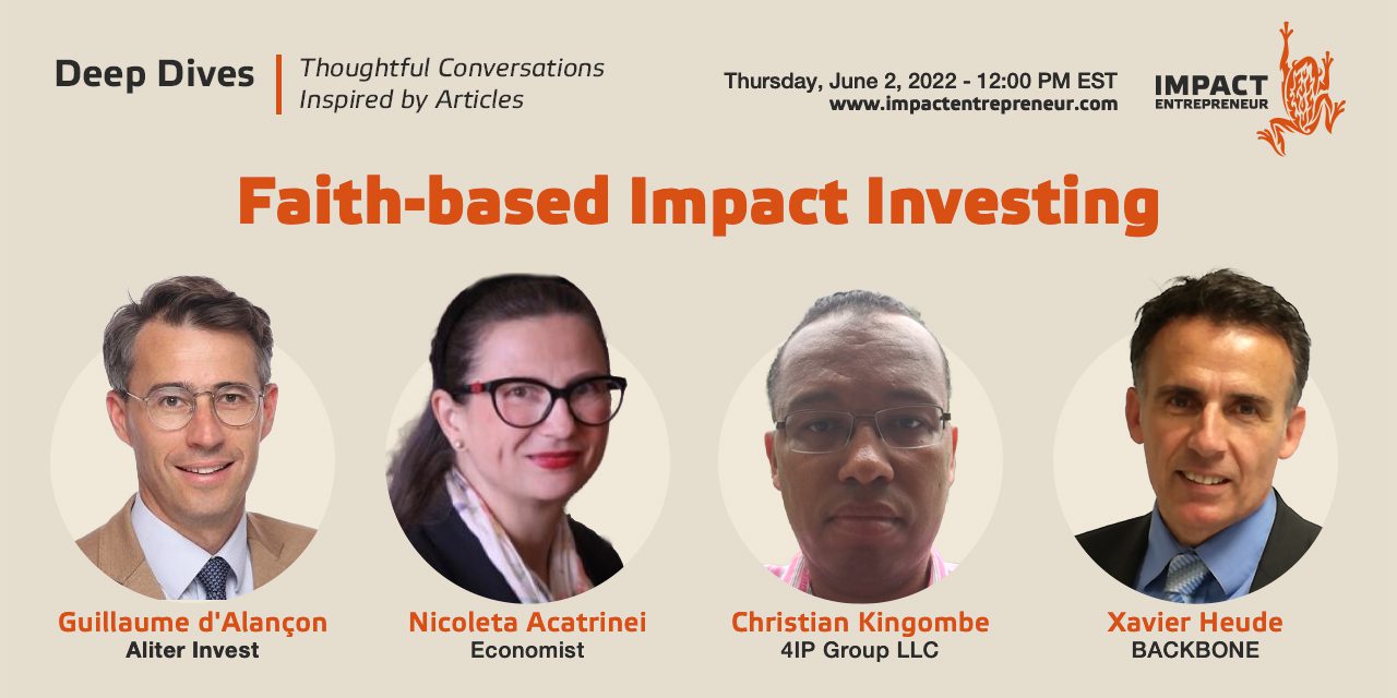 Faith based impact investing