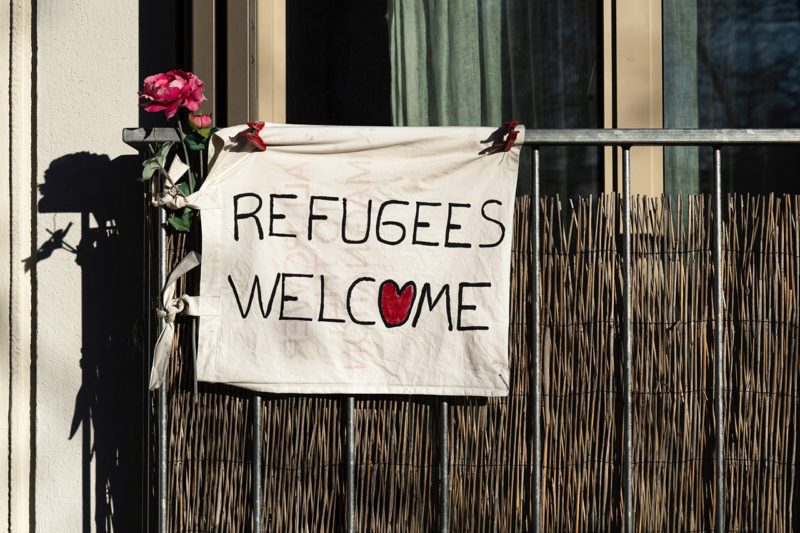 Refugees Welcome Banner