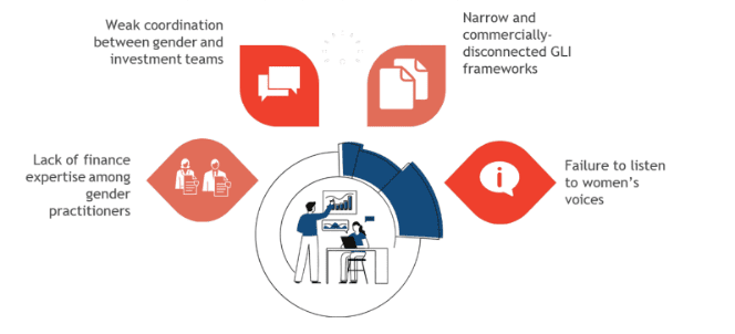 hallenges confronting the gender-financing space globally graphic