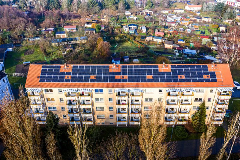 Solar on residential apartment building