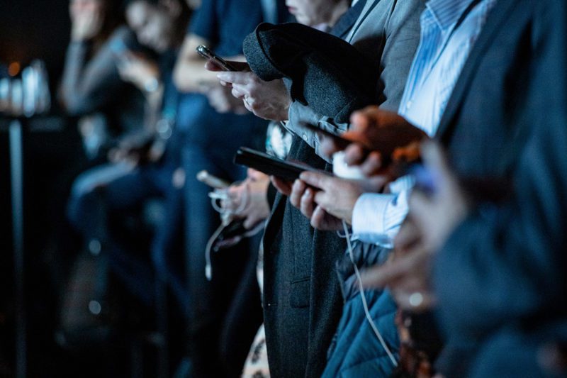 Hands on cell phones
