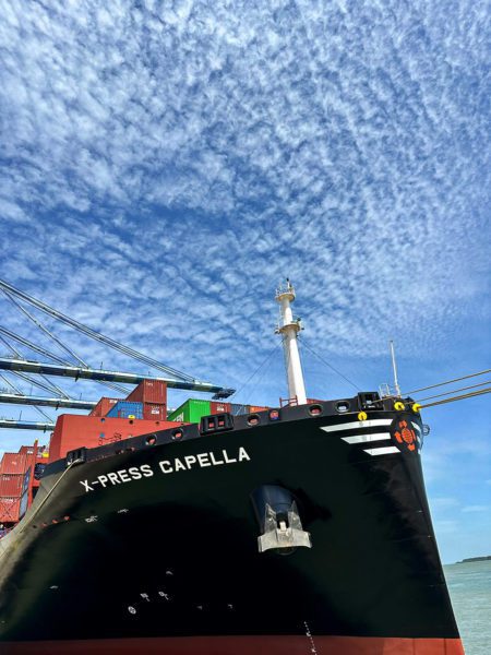 X-Press Capella cargo ship