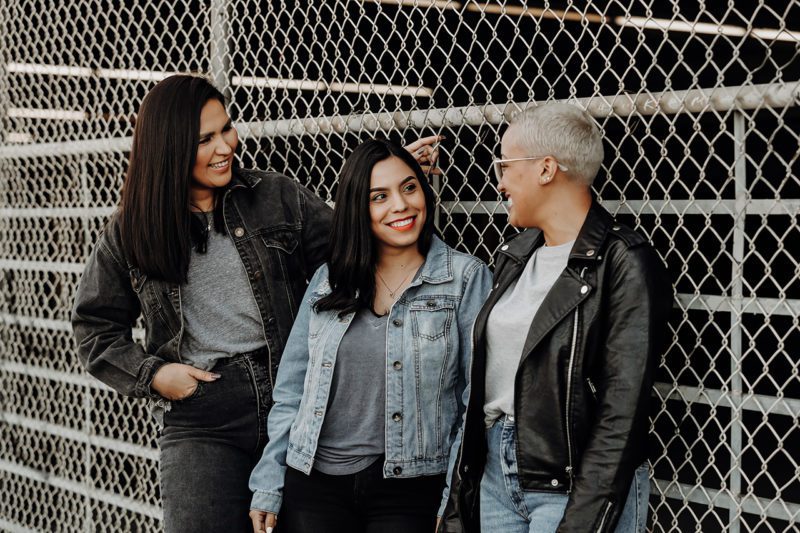 Women entrepreneurs in coats