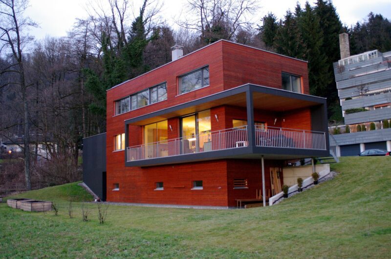 Example of a single-family passive house in Vorarlberg (Austria). Photo by Tõnu Mauring.