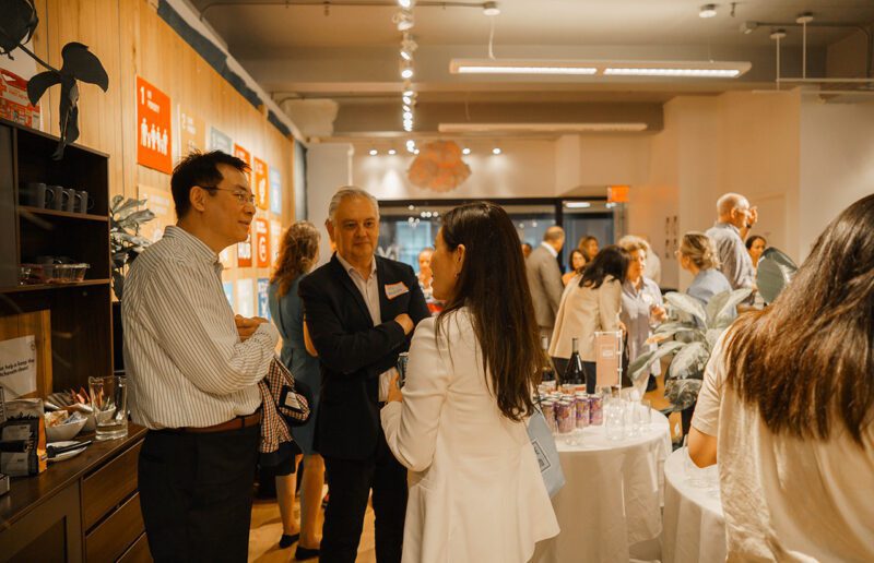Networking at Impact Entrepreneur's Impact Encounters event in NYC May 2024
