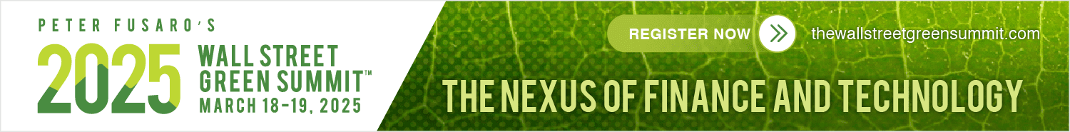 Wall Street Green Summit 2025 Banner