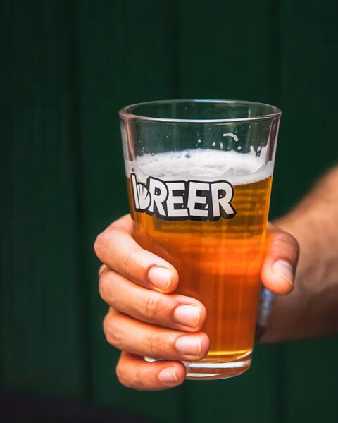 Breer glass of beer