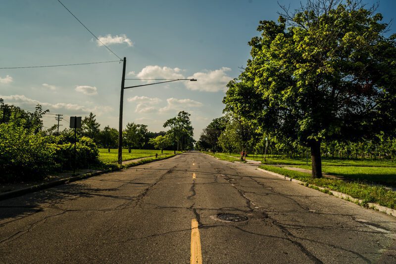Road in Detroit