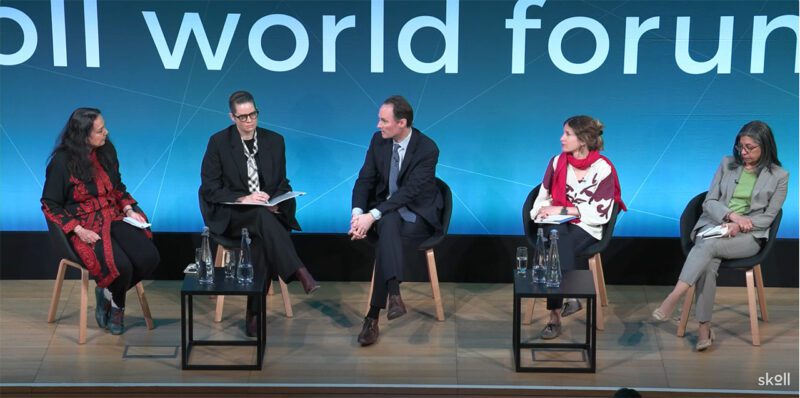 Philanthropy at a Crossroads panel at Skoll World Forum 2025