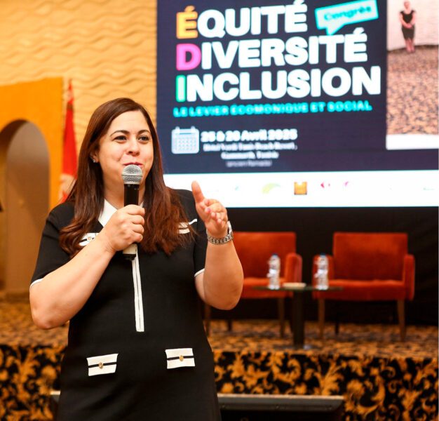 Dr. Sana Arfaoui at the Tunisia EDI Summit