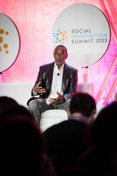 Jump author Larry Miller at the 2025 Social Innovation Summit