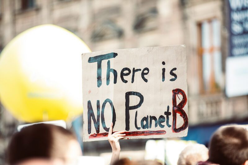 There is no Planet B protest sign