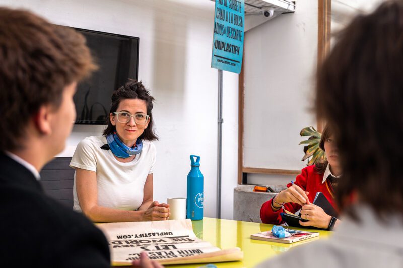 People at conference table
