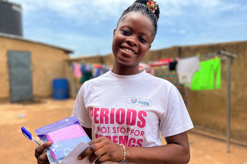 Angolan woman smiling