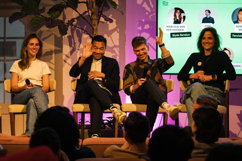 Four panelists at creatives summit