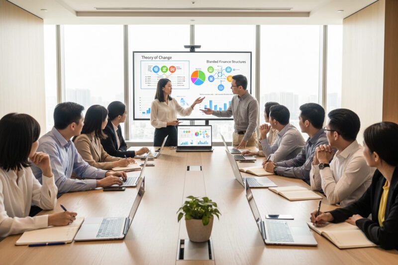 Asian professionals meeting presentation